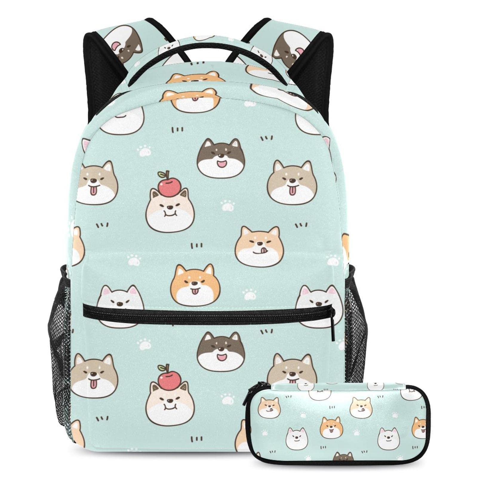 Cute Corgi Dog Print Travel Backpack - Lightweight Laptop Daypack for School, Work & Travel - Durable Unisex Backpack for Teens, Men & Women - Perfect for College, Commuting & Outdoor Adventures