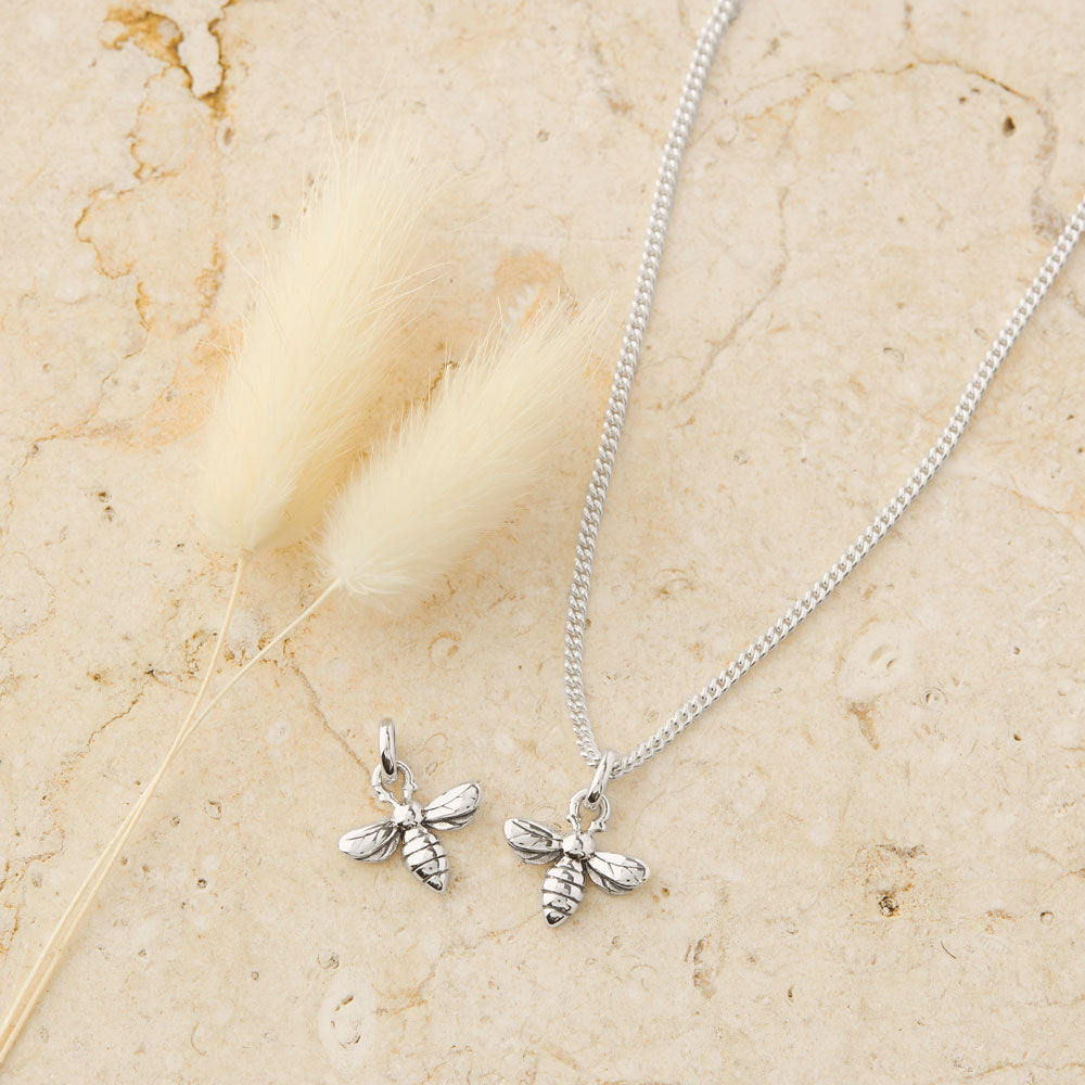 Meant to Bee Neck Charm - Dainty Bee Pendant Necklace for Women, Gold Plated Jewelry Gift for Her - Perfect for Everyday Wear, Special Occasions & Layering
