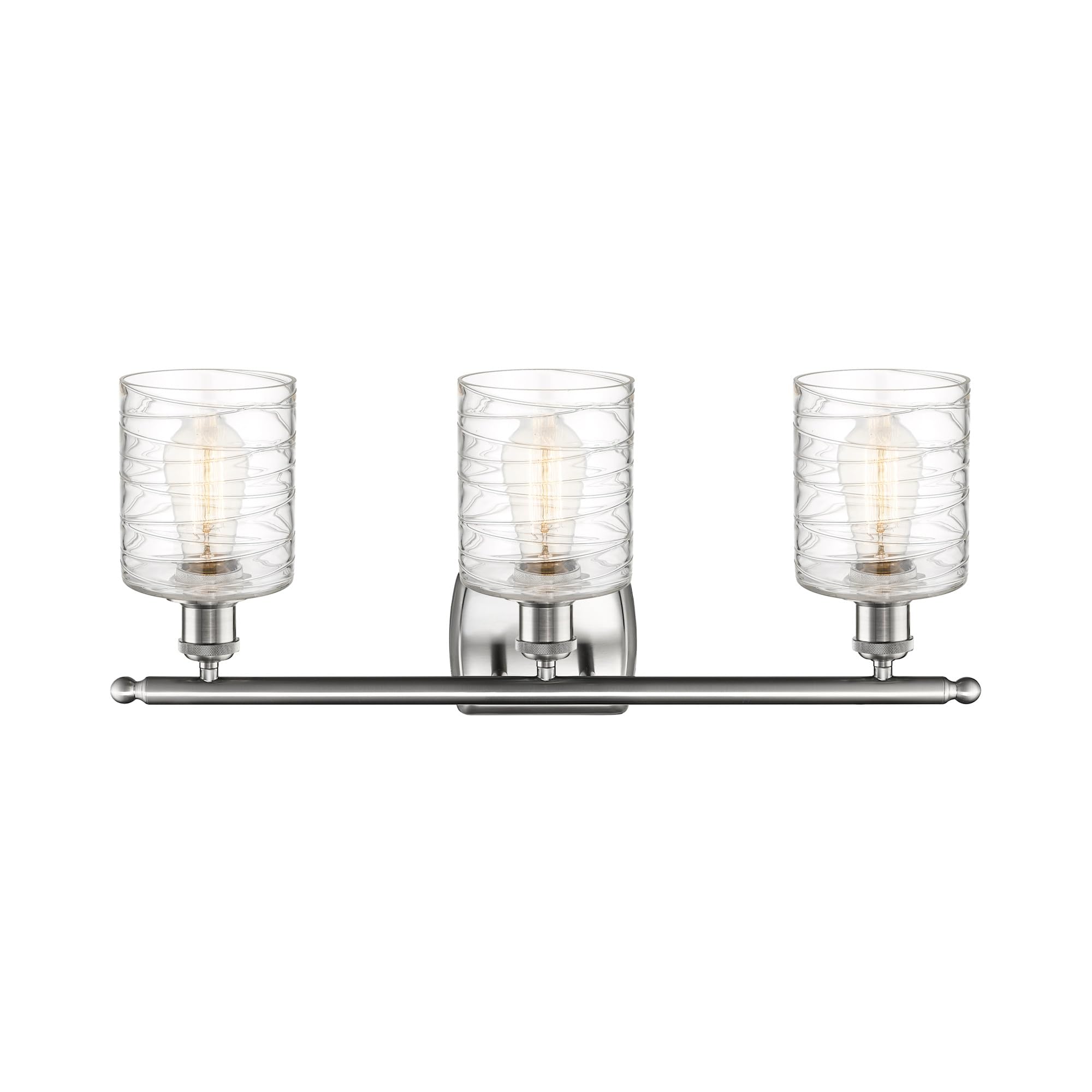 Ballston Collection 3-Light Bathroom Vanity Fixture - Innovations 516-3W-AB-G116 - Modern LED Bathroom Lighting for Vanity Mirror - Perfect for Master Bath, Guest Bath & Powder Room Makeovers