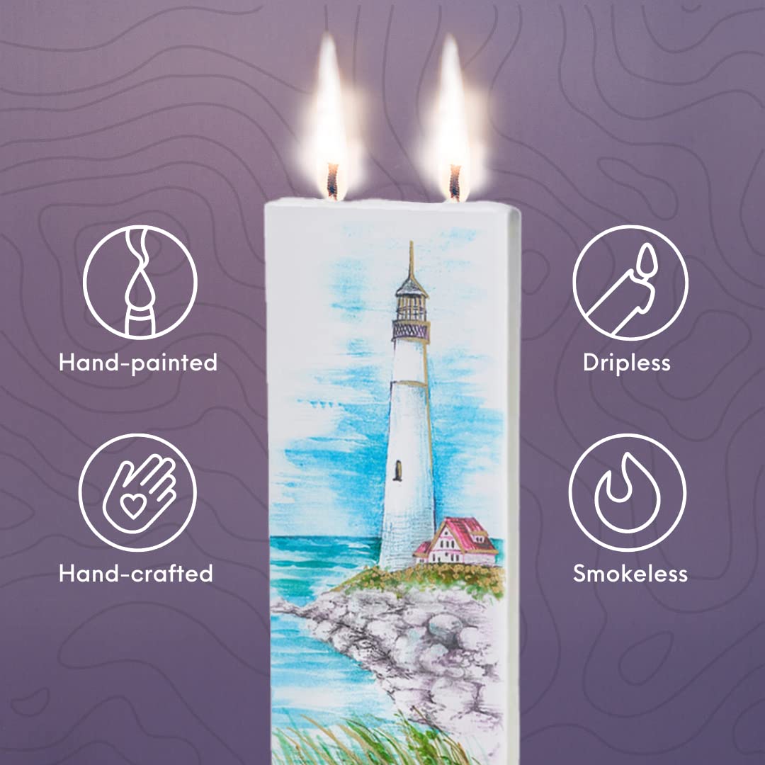 Handmade Decorative Candles - Long Burning 4 Hours - Gift & Home Decor