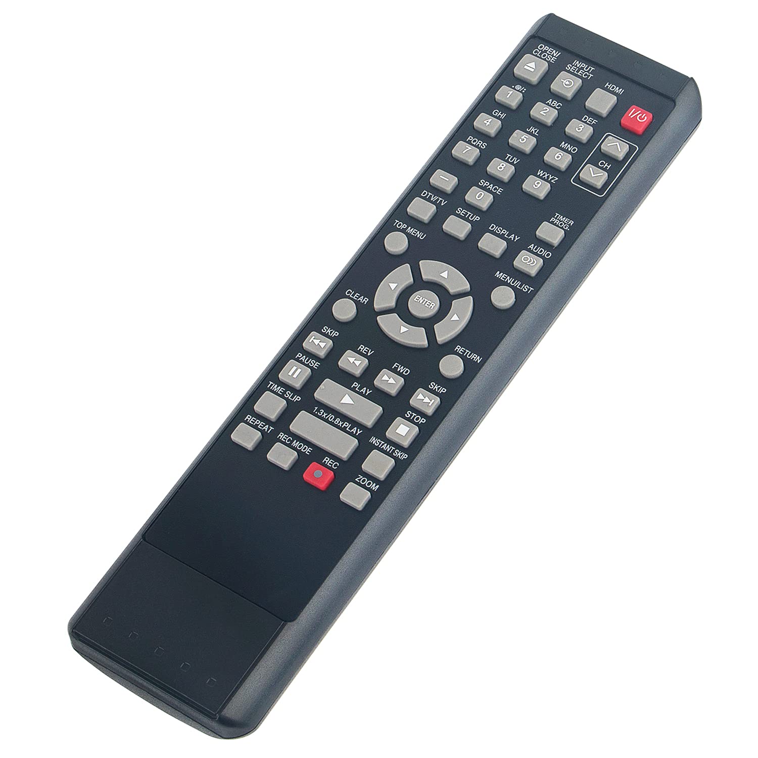 SE-R0264 Replacement Remote Control for Toshiba DVD Video Recorder Models D-R550KU/D-R550/D-R560KU/D-R560/D-R570KU/D-R570/DR550KU/DR550/DR560KU/DR560/DR570KU/DR570 - Perfect for Home Entertainment & Media Playback