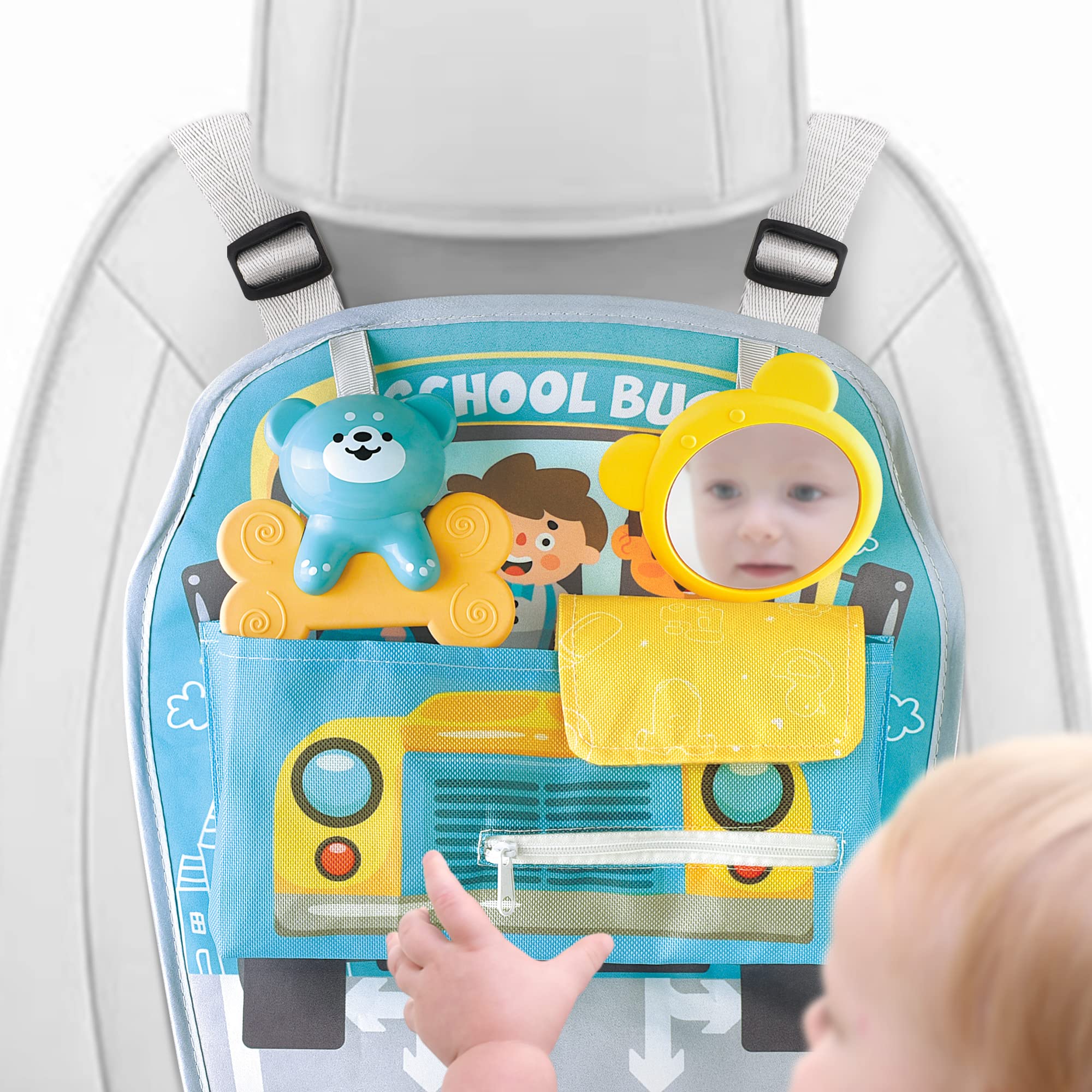 Best Baby Car Seat Toys with Steering Wheel - Fun & Safe Travel Toy for Toddlers on Long Car Rides - Perfect for Road Trips & Family Vacations