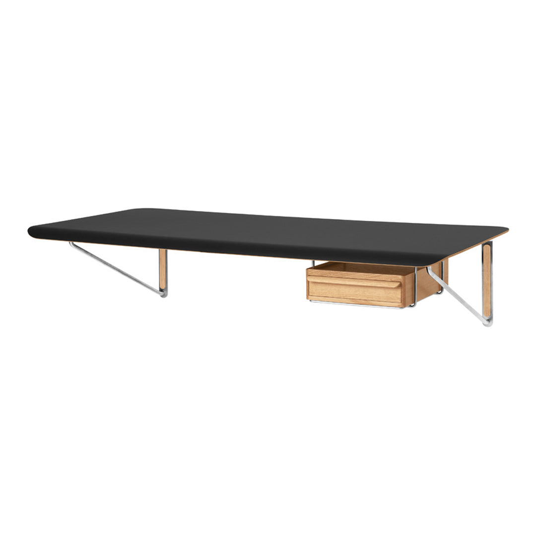 Modern Wall Mounted Desk with Storage Drawer - Space Saving Floating Workstation for Home Office, Study & Small Spaces