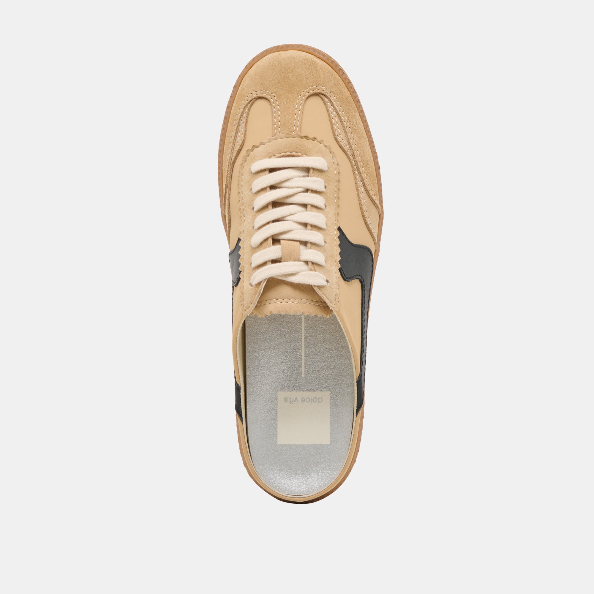 Notice Slide Sneakers in Tan Multi Suede - Comfortable Slip-On Shoes for Casual Wear & Everyday Outfits