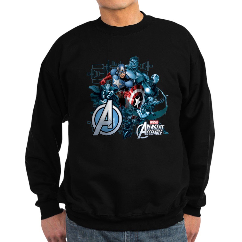Captain America Avengers Sweatshirt - Marvel Superhero Pullover Hoodie for Men & Women | Perfect for Cosplay, Movie Nights & Comic Conventions