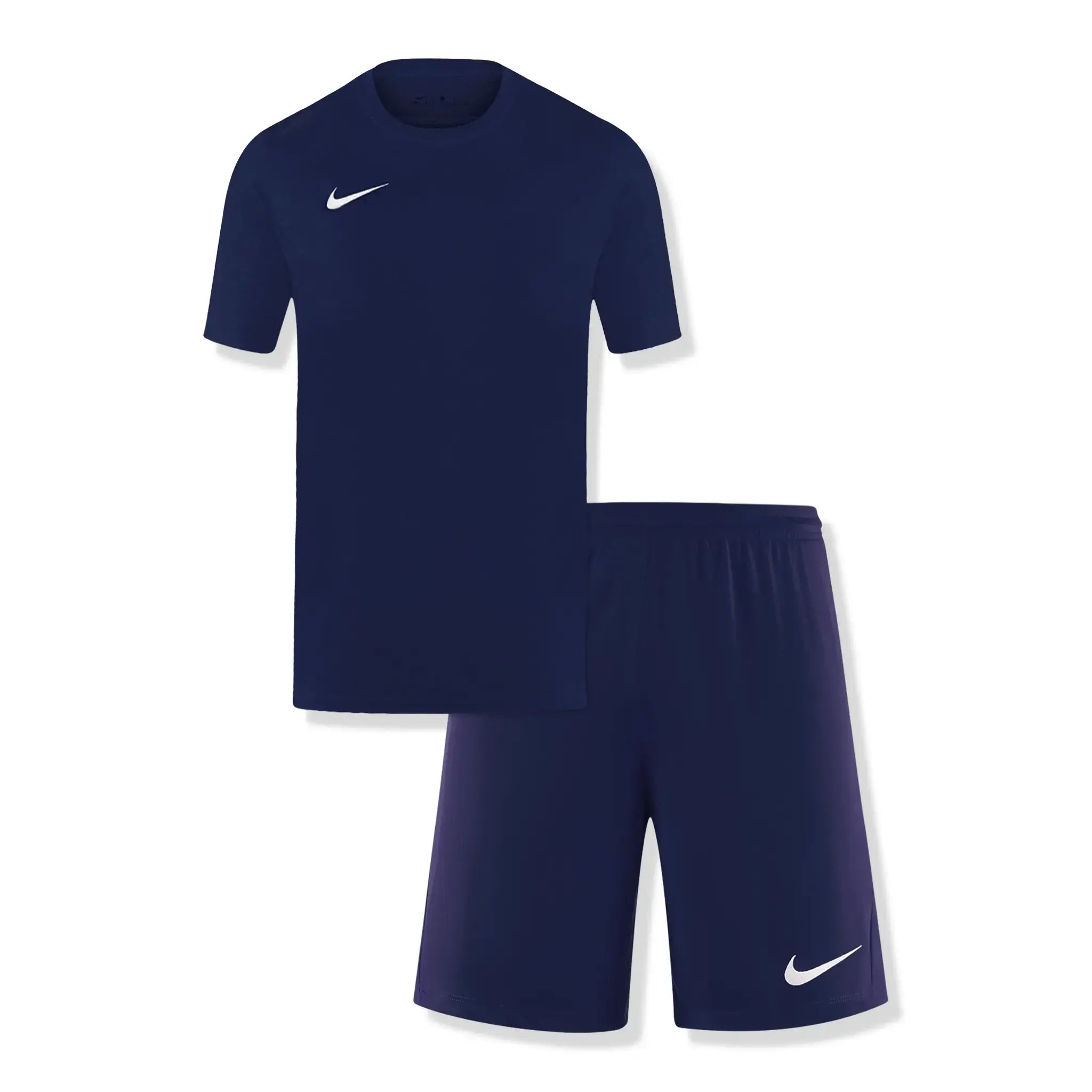 Nike Dri FIT Park III Midnight Navy T-Shirt & Shorts Set - Men's Athletic Workout Outfit for Running, Gym, and Casual Wear