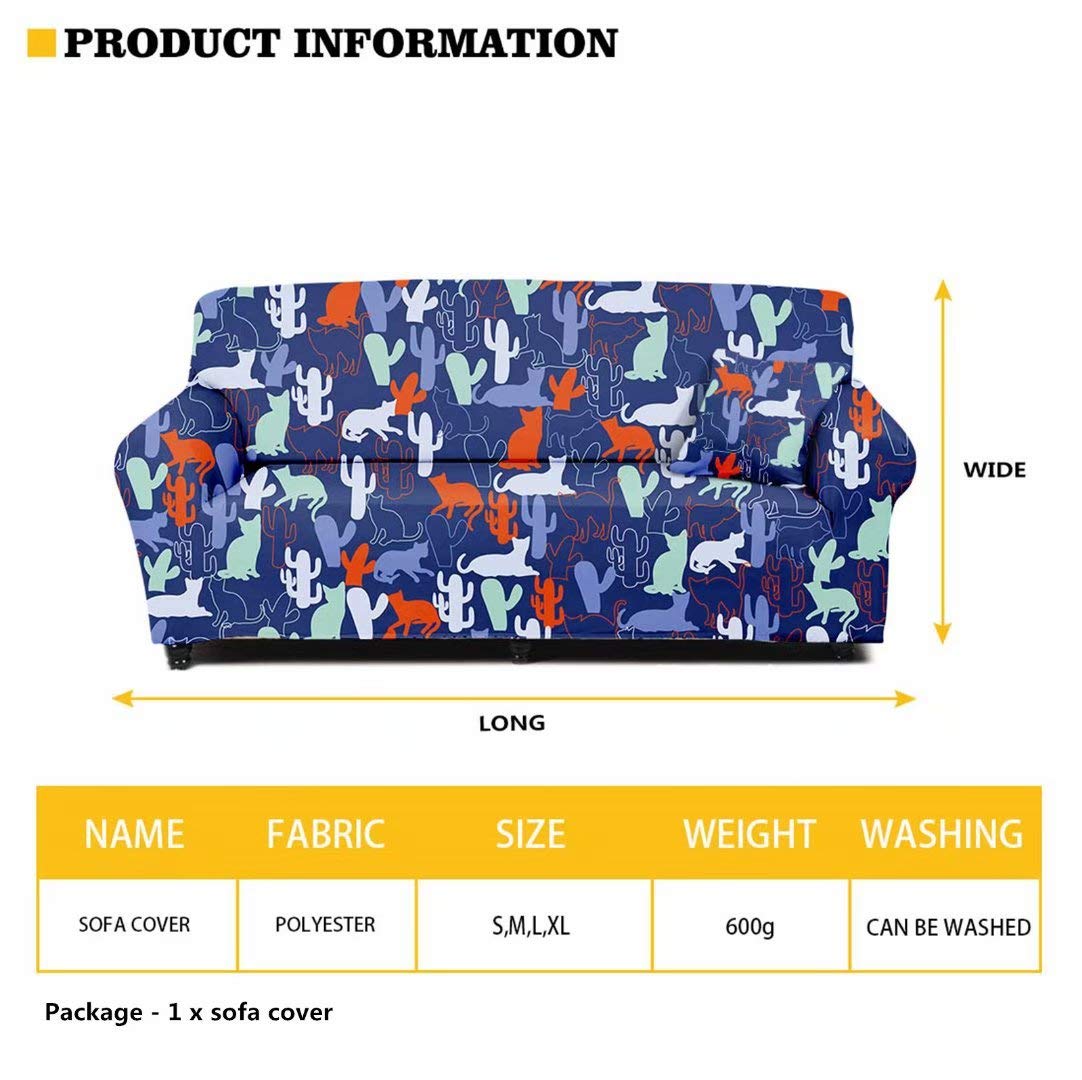 GOSTONG Leopard Print Stretch Sofa Slipcover - Universal Furniture Protector for Couch, Loveseat, Armchair & Big Sofa | Waterproof & Anti-Slip Living Room Decor | Perfect for Pet Owners & Home Theater Setup