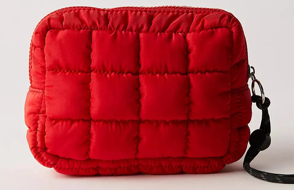 Quilted Mini Crossbody Phone Case - Stylish & Protective for iPhone 14/13/12/11 Pro Max - Perfect for Travel, Shopping & Everyday Use