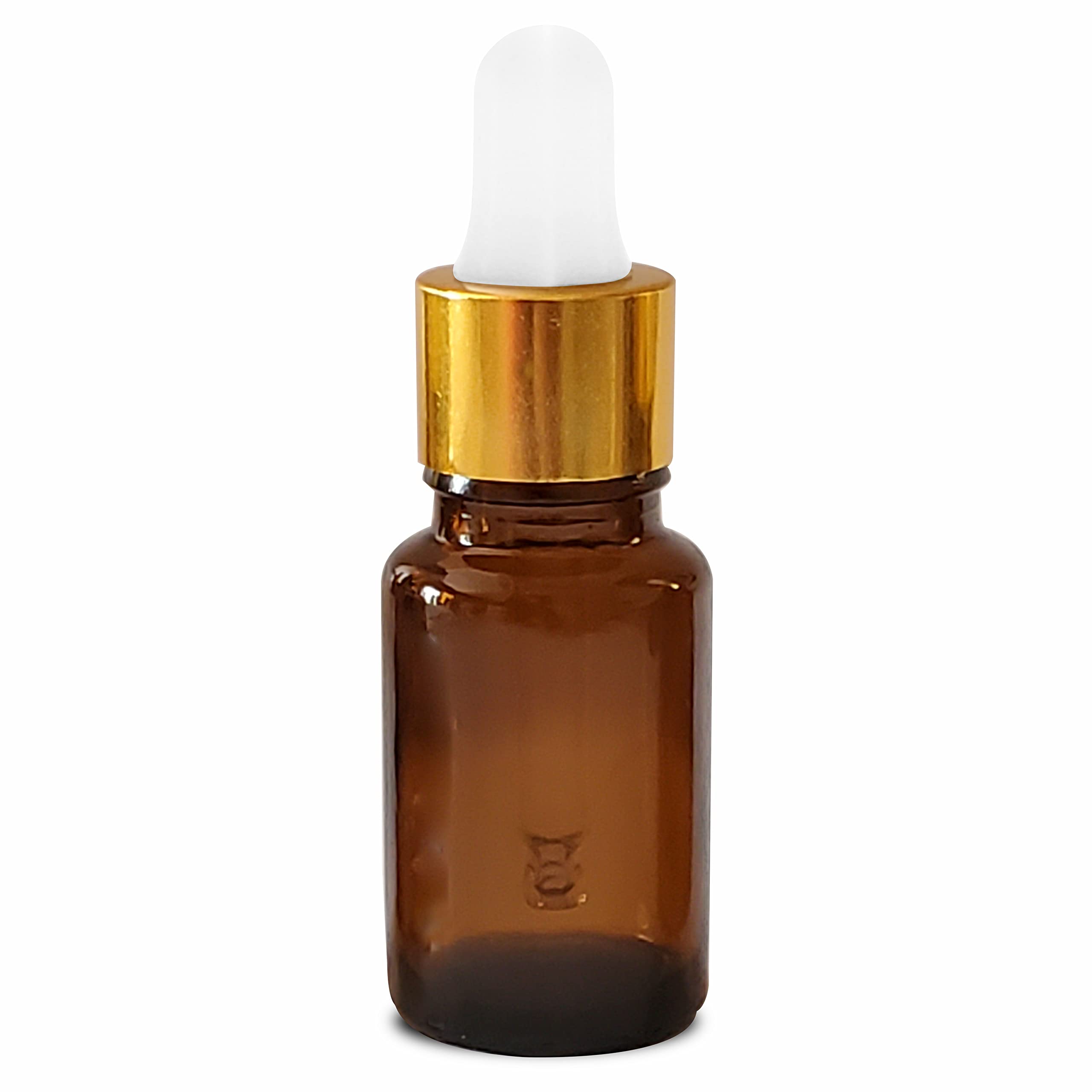 Pure Source India Amber Glass Empty Dropper Bottles 10ml (3-Pack) – Essential Oil, CBD, Tincture Storage for Aromatherapy & DIY Skincare