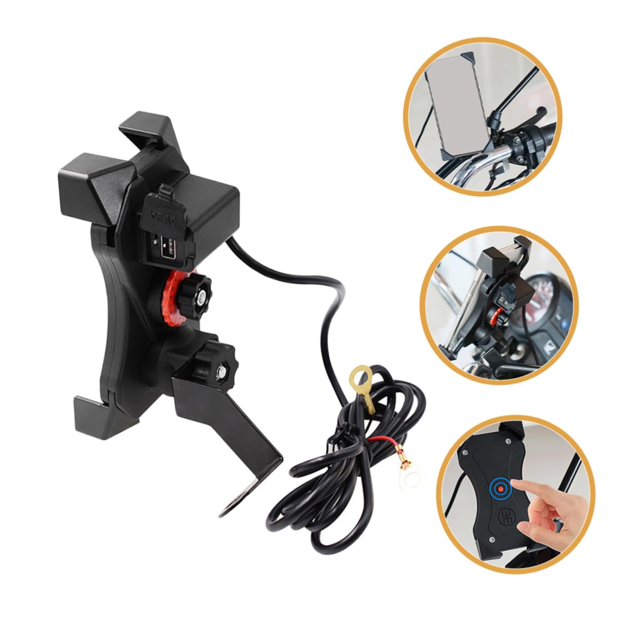 Universal Phone Stand Holder - Adjustable Phone Mount Bracket for Desk, Car & Travel - Compatible with iPhone, Samsung & All Smartphones - Perfect for Watching Videos, Video Calls & Hands-Free Use
