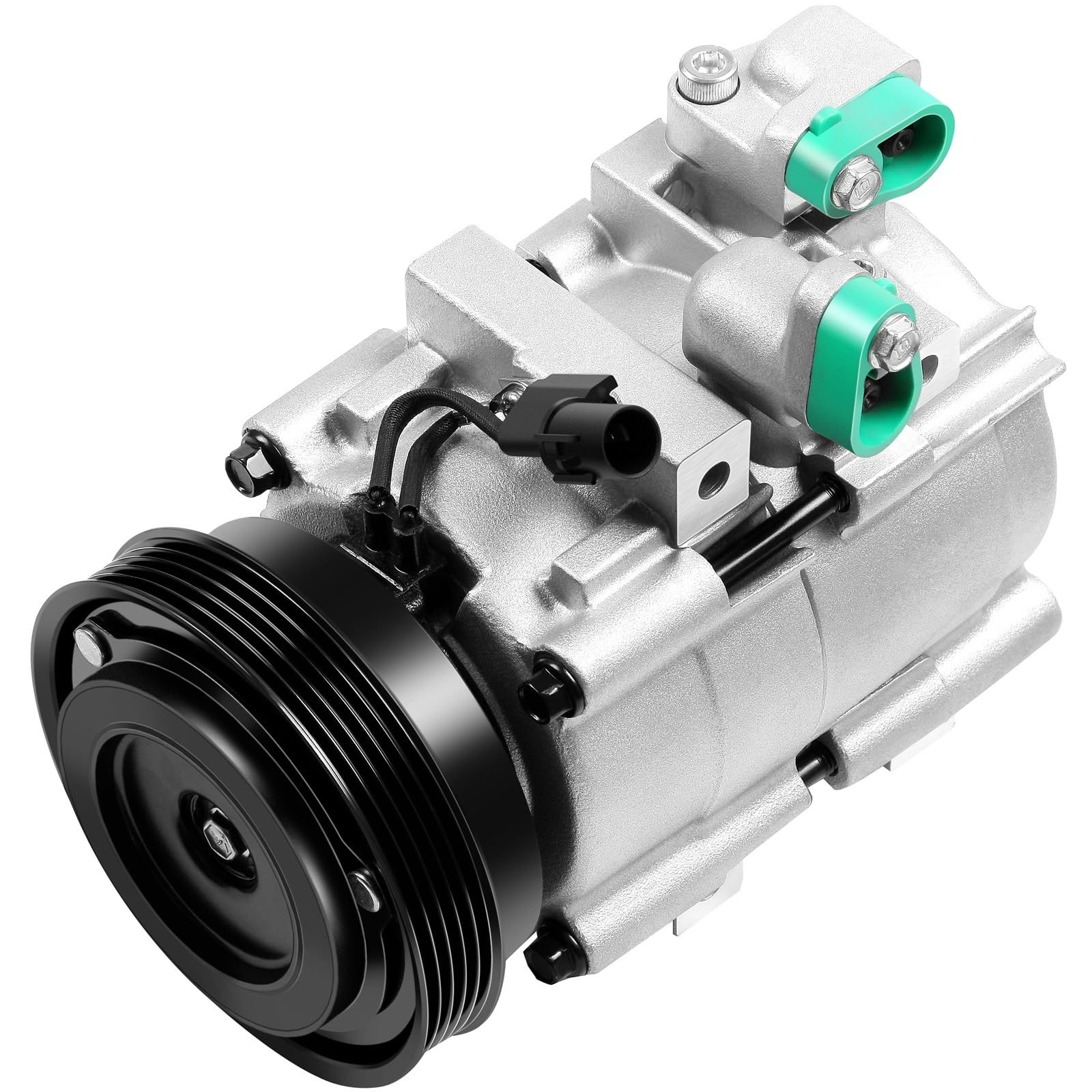 ECCPP AC Compressor with Clutch for 1999-2006 Hyundai Santa Fe & Kia Magentis Optima 2.4L - Replacement Air Conditioning Compressor for Smooth Cooling Performance | Perfect for Summer Road Trips and Daily Commutes