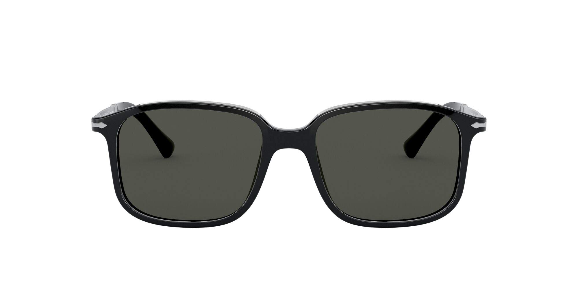 Persol PO3246S Rectangular Polarized Sunglasses for Men & Women - UV Protection, Classic Style - Perfect for Driving, Travel & Outdoor Activities