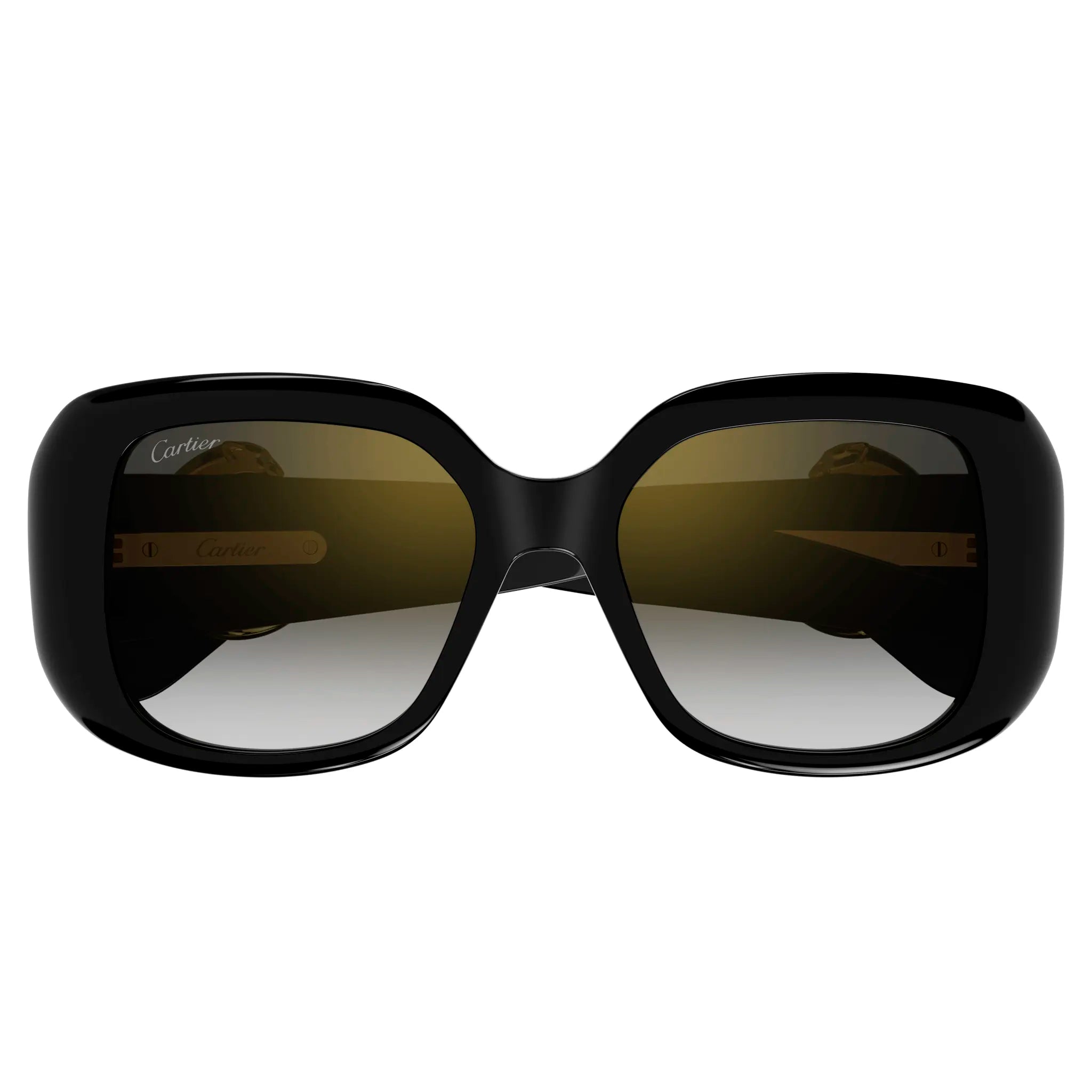 Cartier CT0471S 001 Black Grey Aviator Sunglasses for Men & Women - Luxury Designer Shades for Driving, Travel & Outdoor Activities