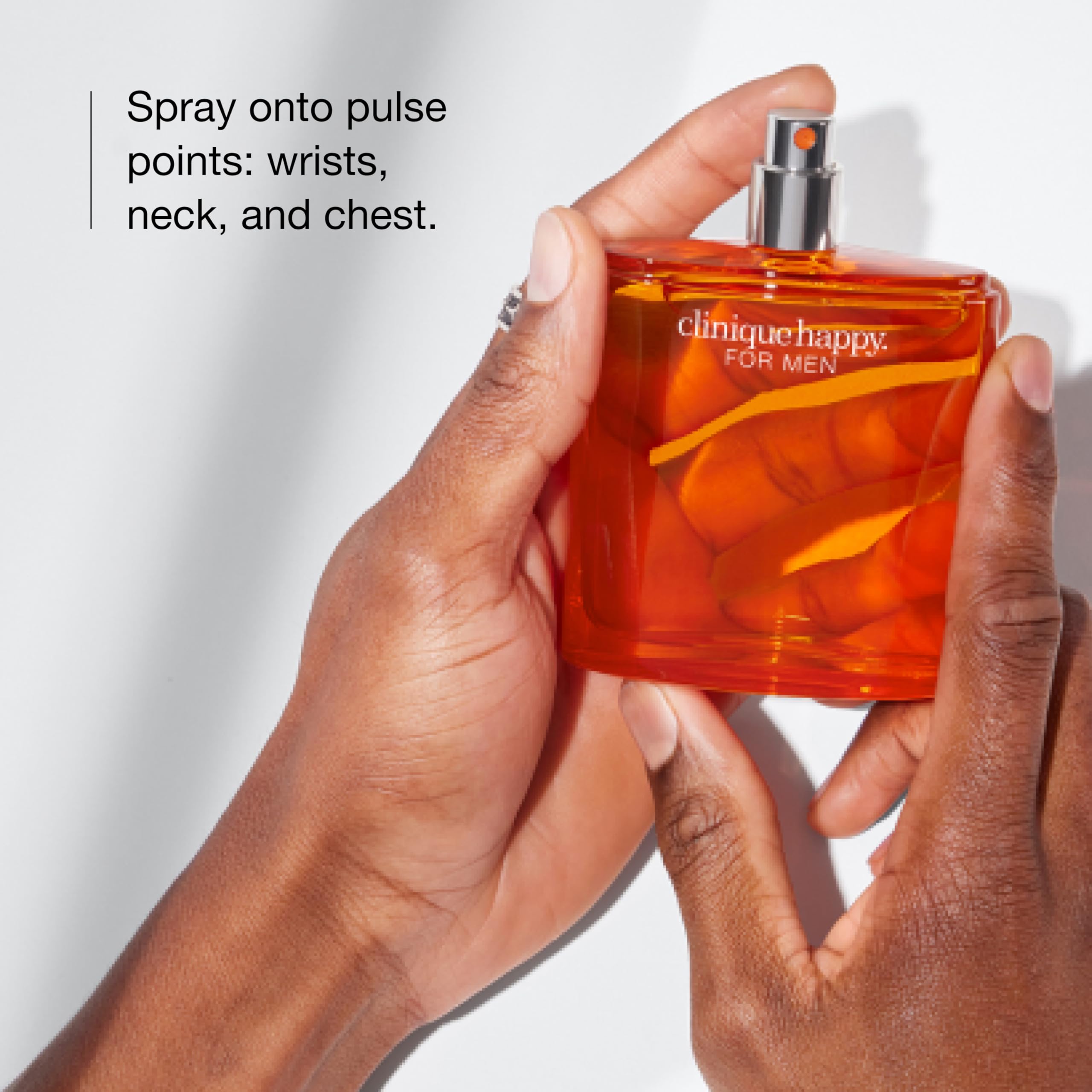 Clinique Happy For Men Eau de Toilette Cologne Spray - Fresh Citrus Fragrance with Kaffir Lime & Mandarin Notes | Perfect for Daily Wear, Office & Special Occasions