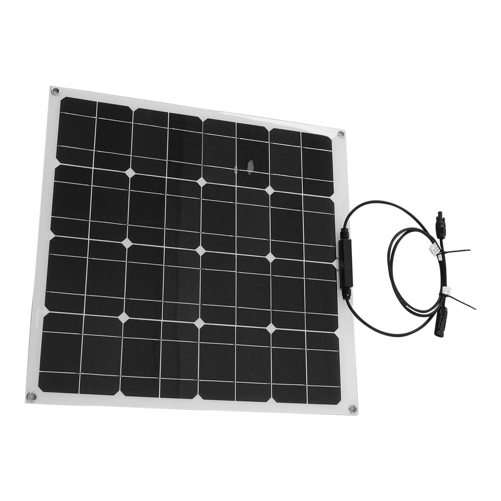 EXCLUZO Foldable Solar Charger - 100W Portable Solar Panel with Weatherproof Design for RV, Camping, Hiking & Outdoor Adventures | Lightweight & Flexible Power Solution for Off-Grid Living