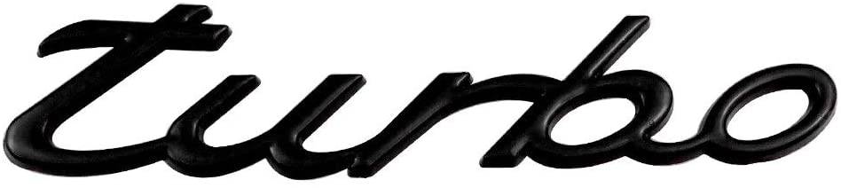 High-Quality Metal Turbo Emblem Badge - Chrome Plated Front & Rear Car Sticker - Perfect for Vehicle Customization & Performance Car Decoration
