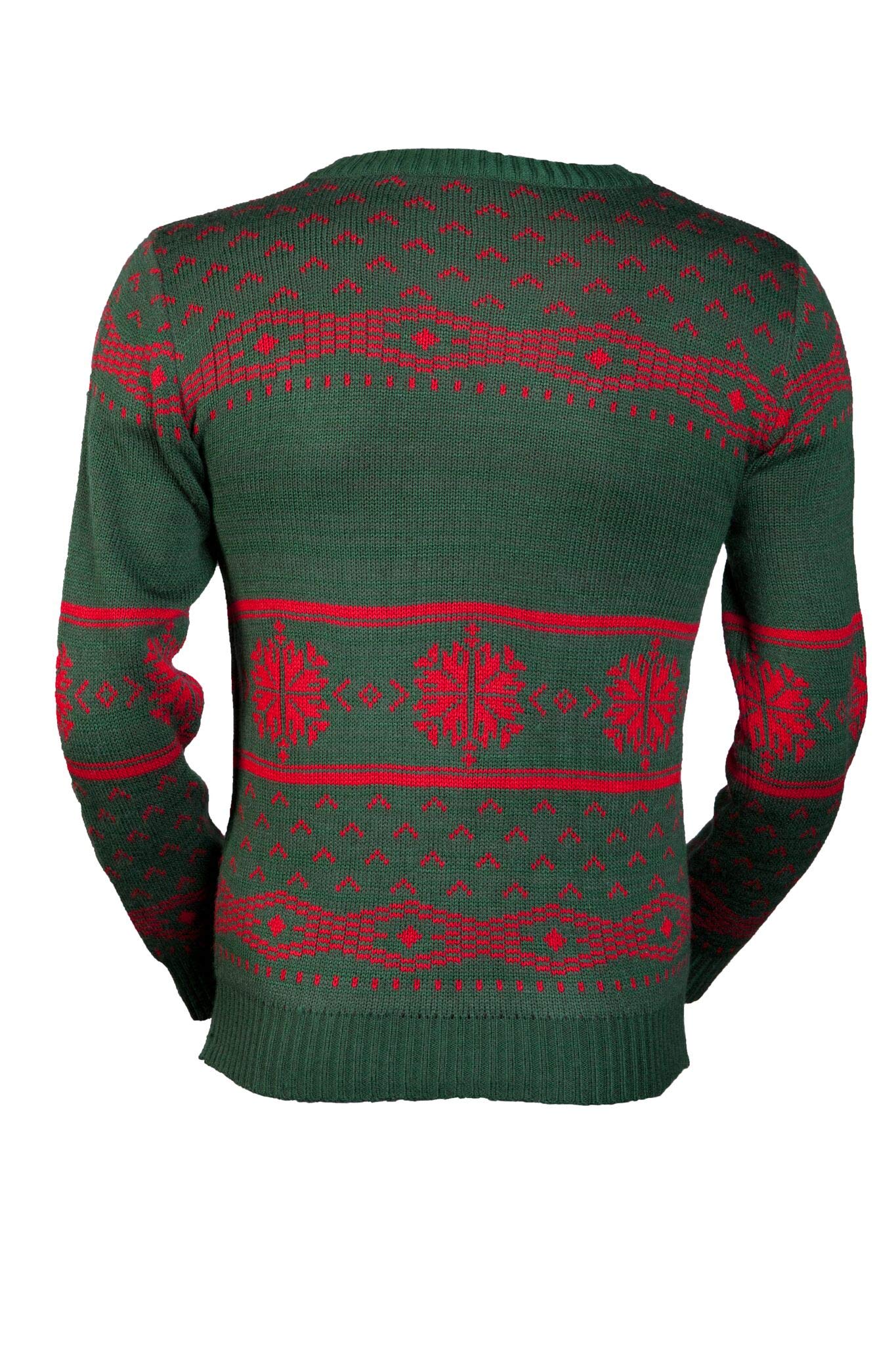Funny Ugly Christmas Sweater for Men & Women | Festive Holiday Party Outfit | Tacky Xmas Sweater in Green - Perfect for Office Parties, Family Gatherings & Ugly Sweater Contests