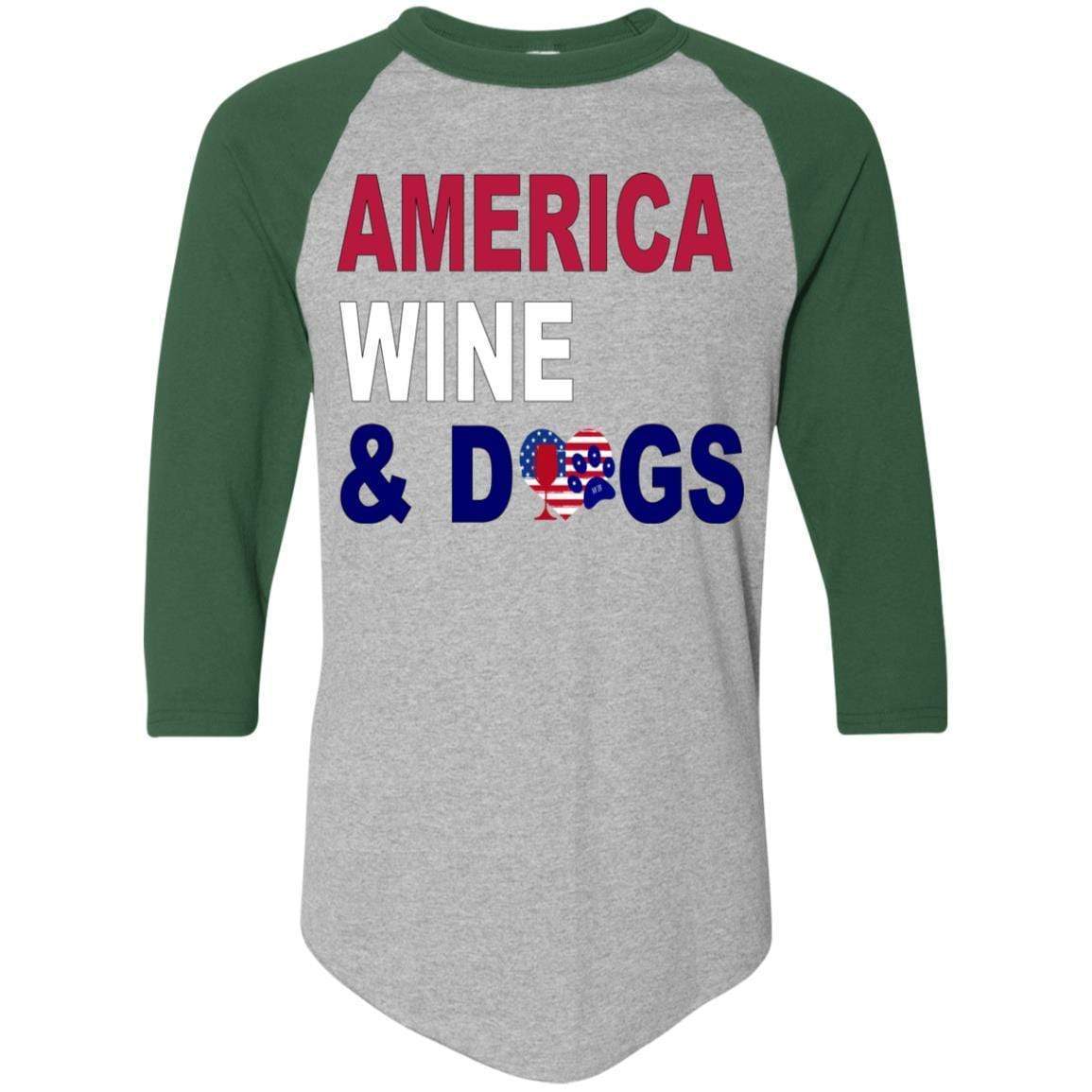 WineyBitches.Co Colorblock Raglan Jersey - Stylish Women's Baseball Tee for Casual Wear, Lounge & Outfits