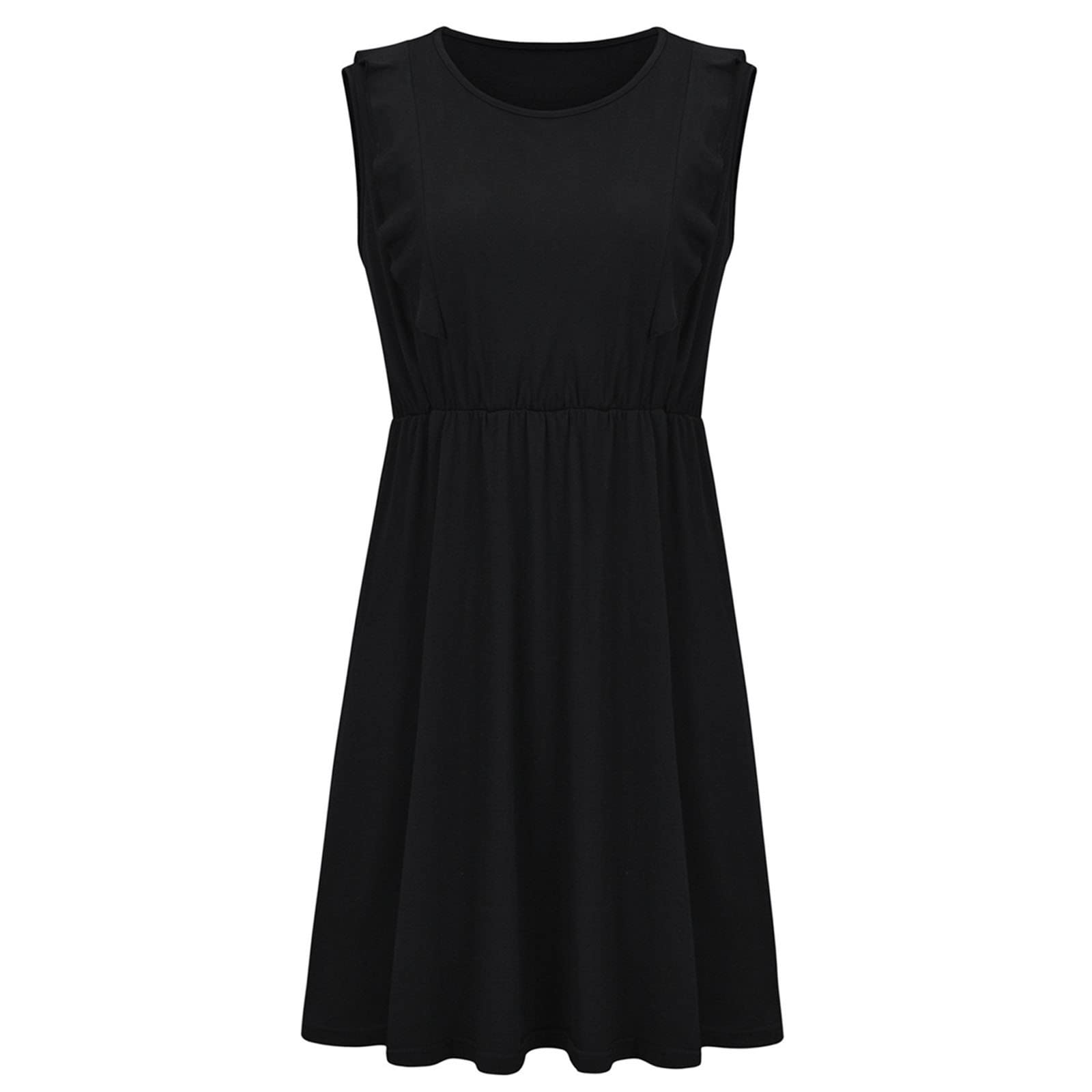 Maternity Dress for Women - Stretchy Ruched Short Sleeve Pregnancy Clothes for Summer & Spring | Comfortable Nursing & Everyday Wear for Expecting Moms