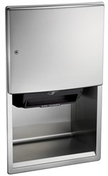 ASI ROVAL 204523A Automatic Paper Towel Dispenser - Hands-Free Touchless Paper Towel Dispenser for Kitchen, Bathroom & Office - Commercial Grade Stainless Steel Sensor Operated Towel Dispenser