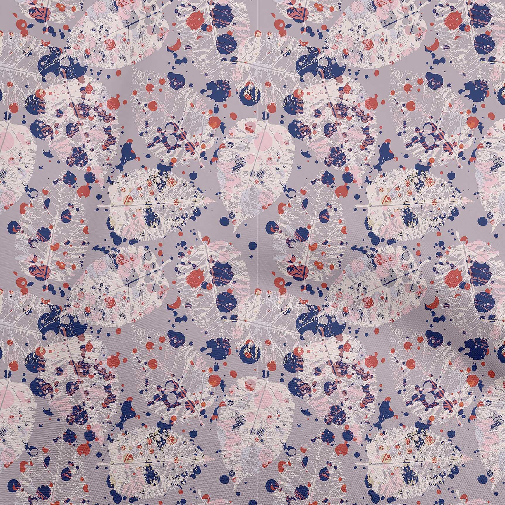 oneOone Polyester Spandex Light Purple Abstract Print Fabric - 56 Inch Wide for DIY Clothing, Quilting & Home Decor Projects | Soft Stretch Material for Dresses, Curtains & Crafting