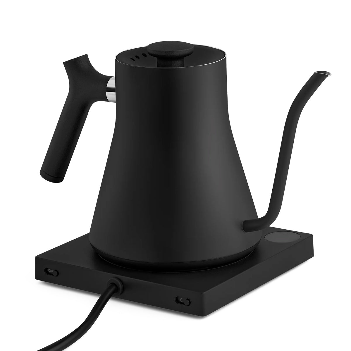 Fellow Stagg EKG Electric Gooseneck Kettle - Precision Pour Over Coffee & Tea Brewer, Matte Black - Perfect for Home Baristas & Specialty Coffee Lovers