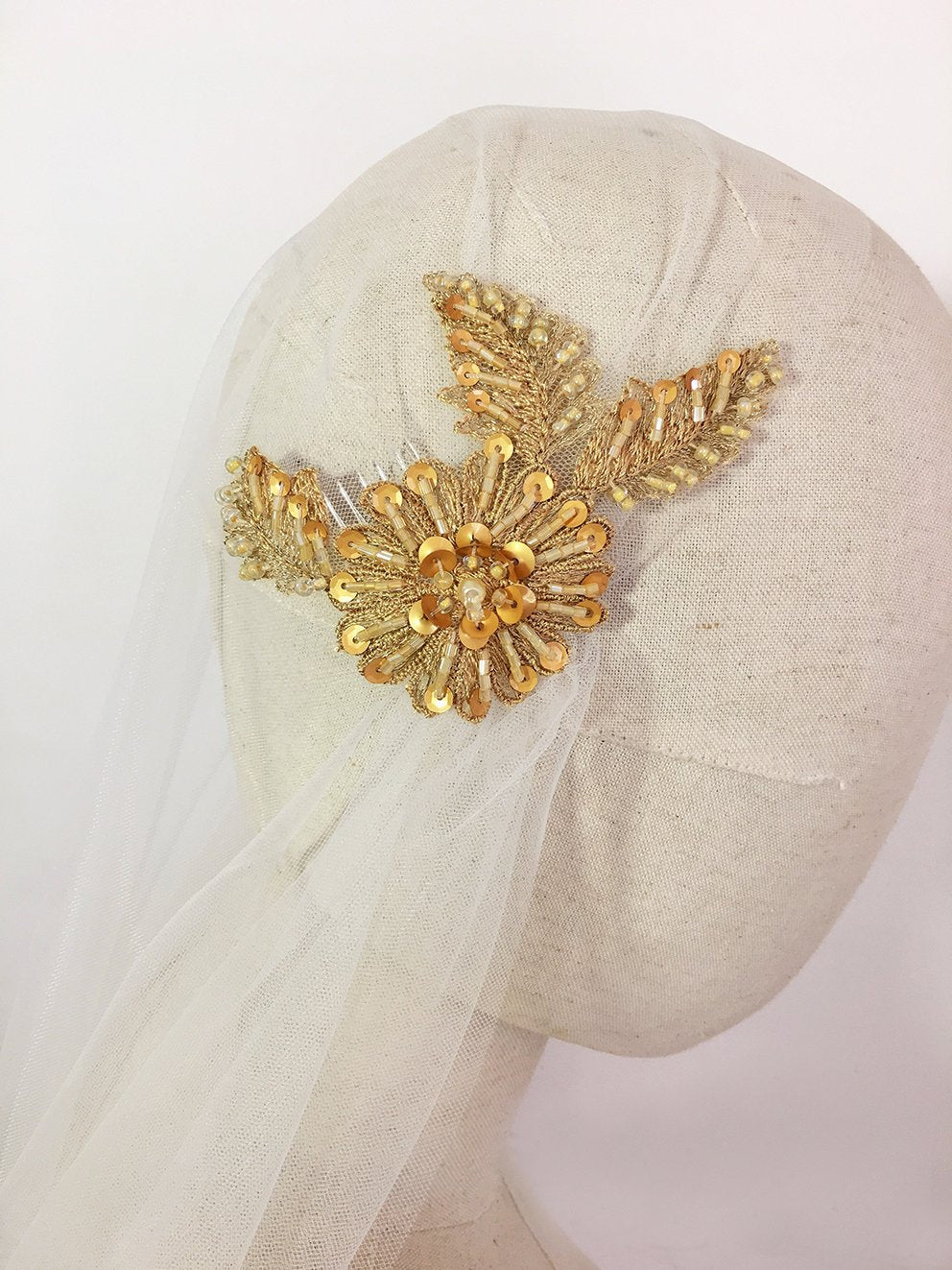 Vintage Juliet Cap Wedding Veil with Beaded Lace - Elegant Bridal Headpiece for Classic & Boho Weddings, Photo Shoots & Special Occasions
