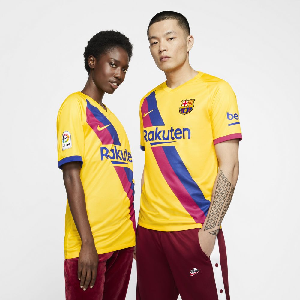 Nike FC Barcelona 2019/20 Stadium Away Soccer Jersey - Authentic Football Shirt for Men & Women - Perfect for Matches, Training, and Fan Support