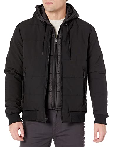 Horizontal Quilted Black