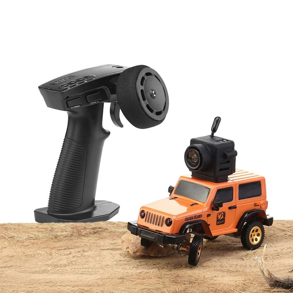 Diatone SNT Wrangler 1:64 Scale 3010 Off-Road RC Car - 4WD Micro FPV Racing Vehicle for Indoor & Outdoor Adventure, Backyard Crawling, and FPV Drone Racing Enthusiasts