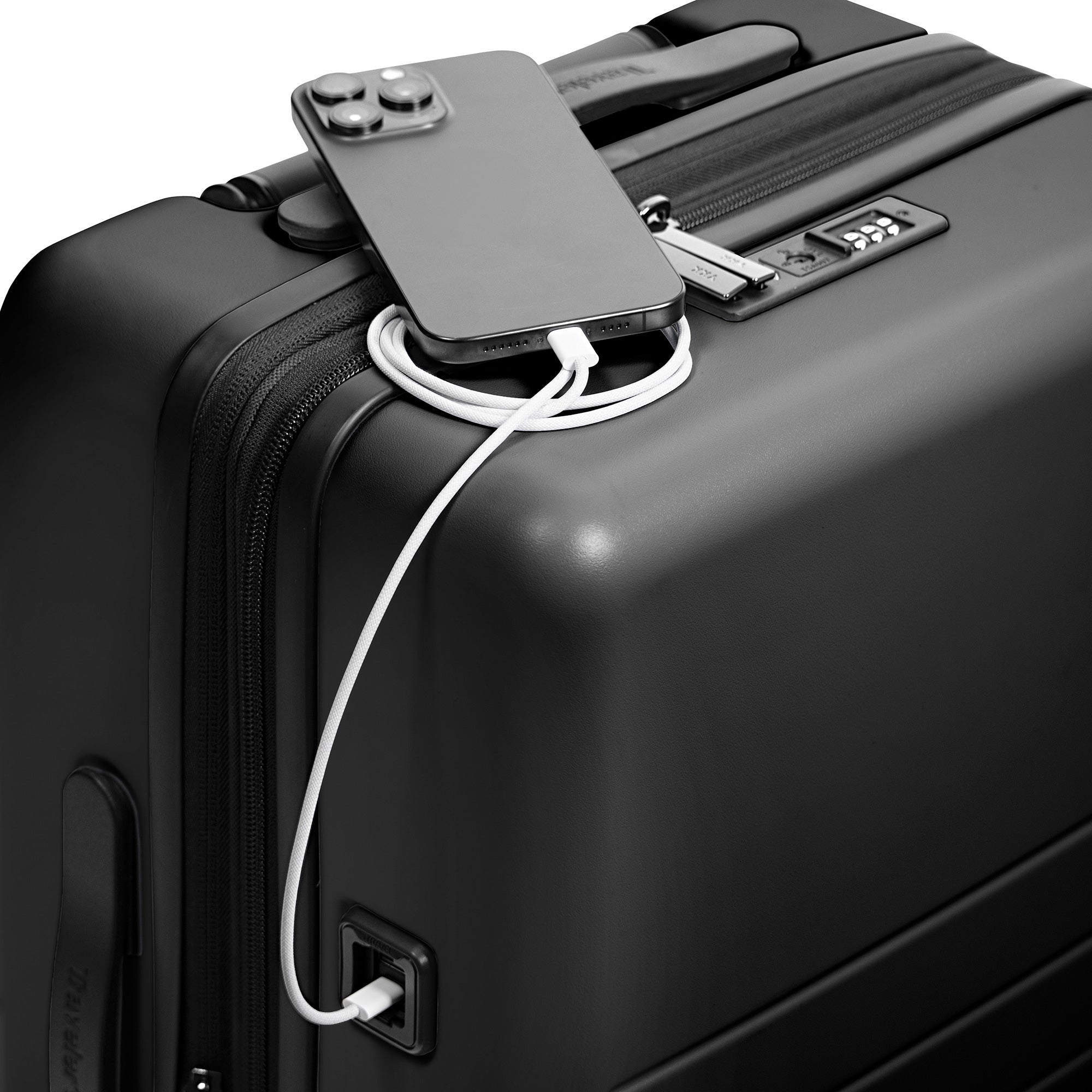 Markham Carry On Luggage - Lightweight Durable Suitcase for Travel, Business Trips & Weekend Getaways | TSA Approved & Spinner Wheels