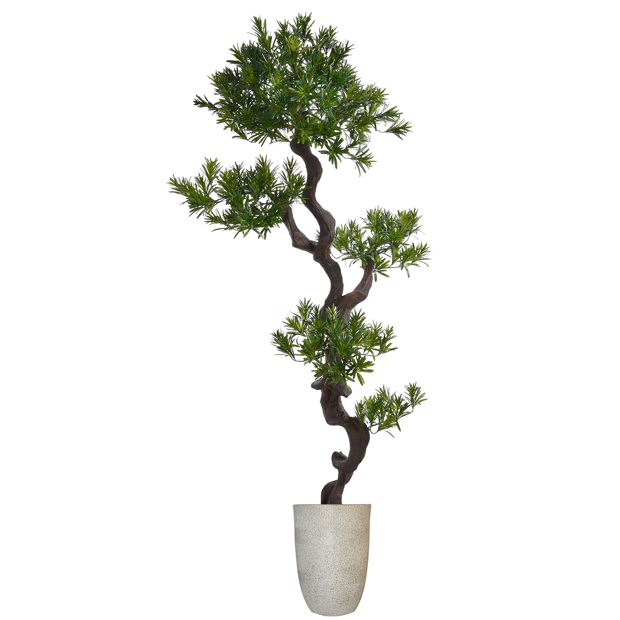 Vintage Faux Tall Yucca Tree in Planter - 5ft Artificial Potted Plant for Home & Office Decor - Perfect for Living Room, Bedroom, or Indoor Greenery (VHX122234)