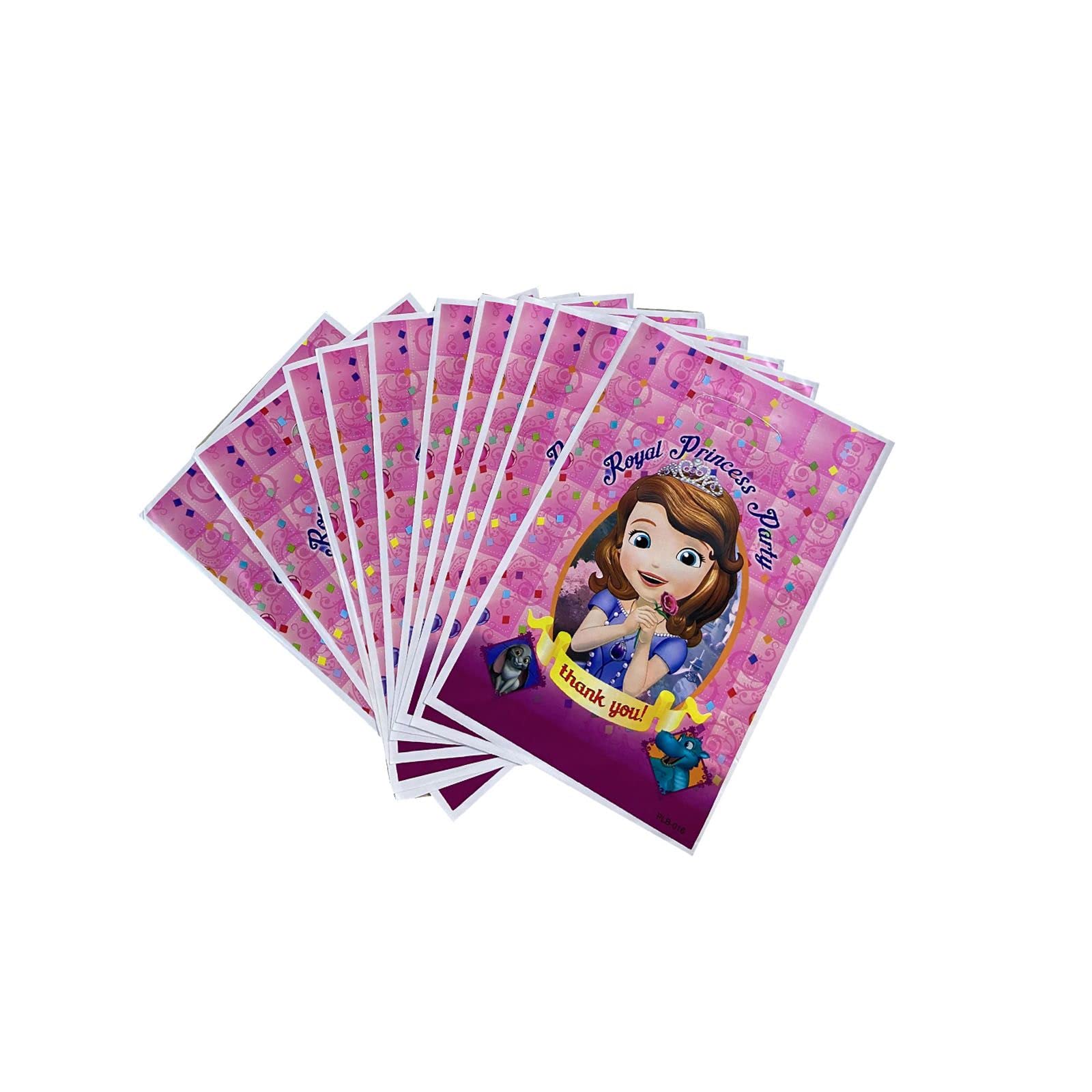 30Pcs Sofia the First Gift Bags - Birthday Party Favor Bags for Girls, Treat Candy Bags, Party Supplies & Decorations - Perfect for Birthday Parties, Baby Showers, and Disney Themed Events