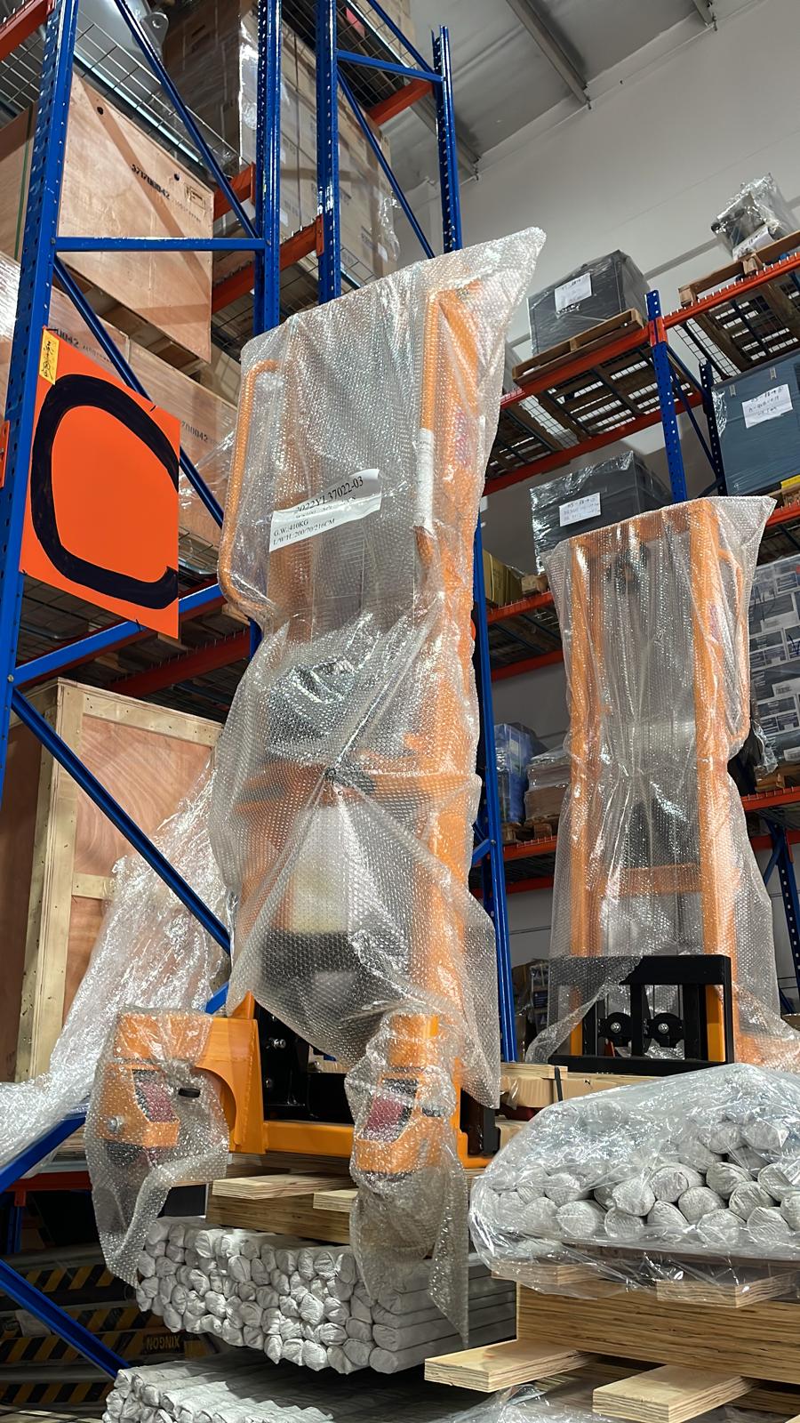 Aiko 1 Ton 1.5M Electric Winch Stacker - Heavy Duty Warehouse Hoist | PT WS100 Model | Perfect for Lifting & Moving Pallets in Warehouses, Factories & Workshops