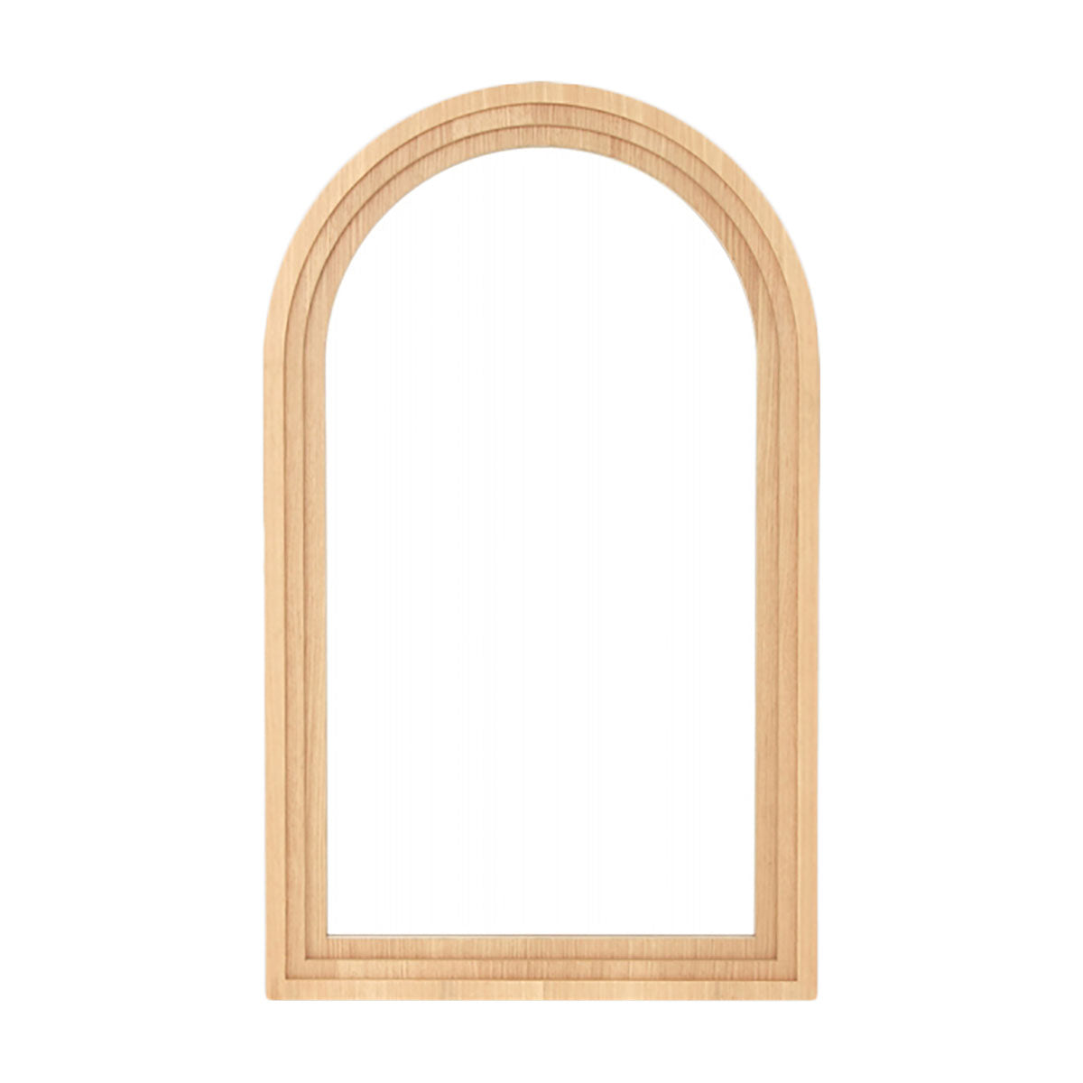 Belvedere Arch Wood Mirror - 31.5