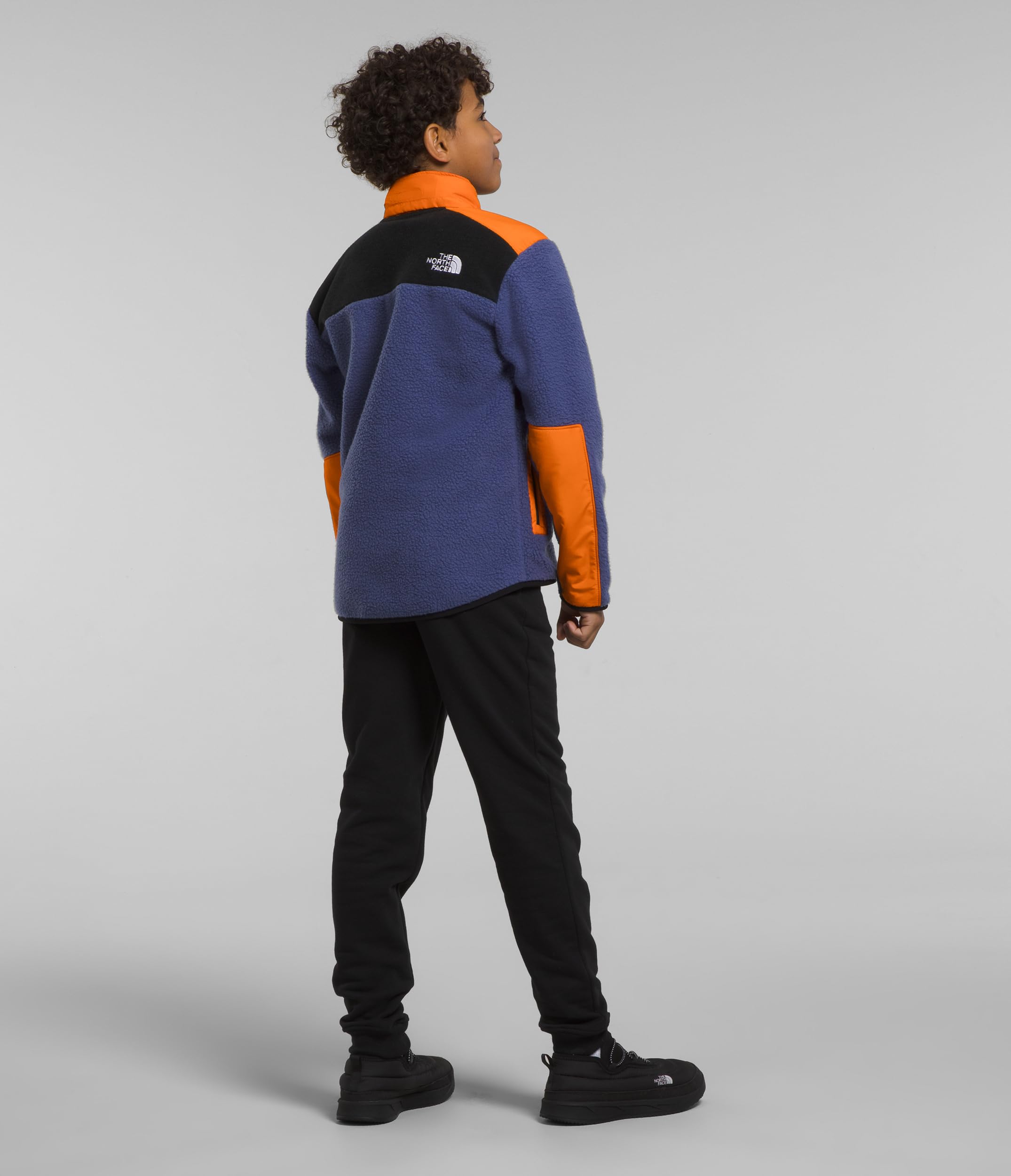 The North Face Forrest Fleece Mashup Jacket for Boys - Warm & Cozy Fleece Jacket for Outdoor Adventures, Hiking, and School