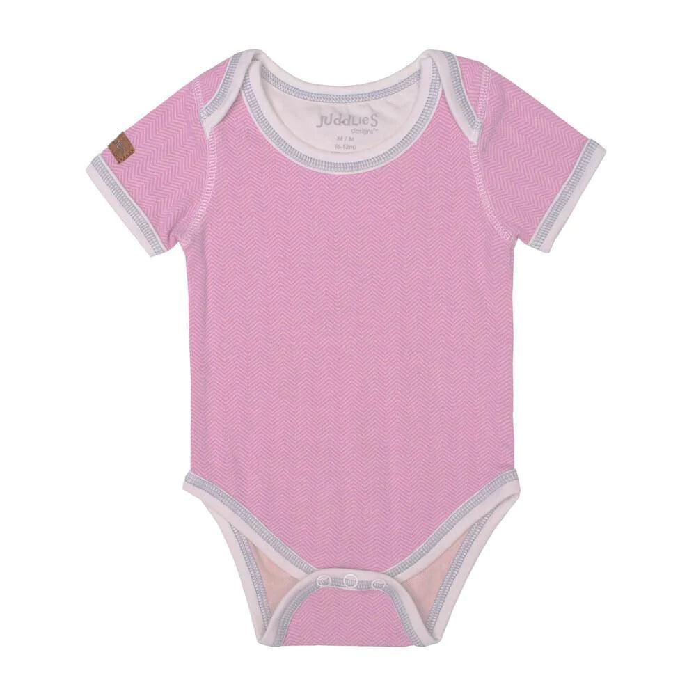 Juddlies Designs Organic Cotton Short Sleeve Body Tee in Sunset Pink | Eco-Friendly Women's T-Shirt for Casual Wear & Summer Outfits