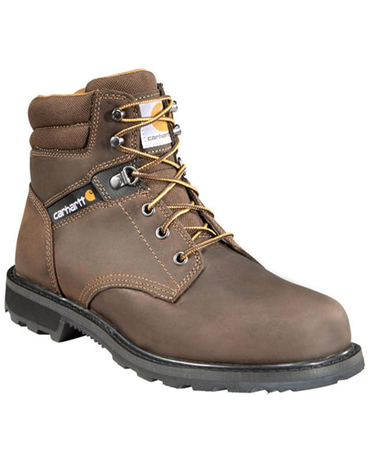 Carhartt Men's 6-Inch Work Boot with Safety Toe - NWP-M Construction Boot for Heavy Duty Work & Outdoor Safety | Ideal for Construction, Landscaping & Industrial Jobs
