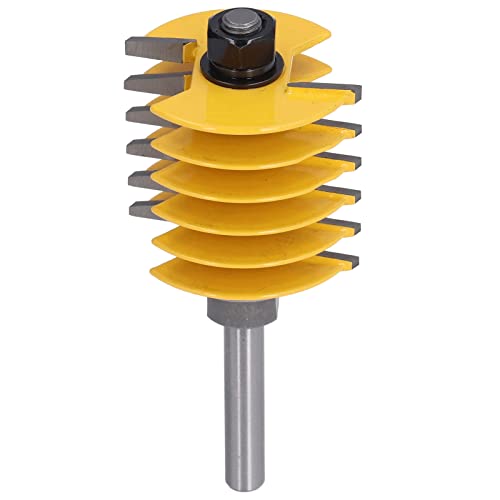 Premium 2-Flute Router Bits for Woodworking - Durable, Adjustable Cutting Tools for Carpentry, DIY Projects & Professional Use - Perfect for Edging, Grooving & Shaping Wood