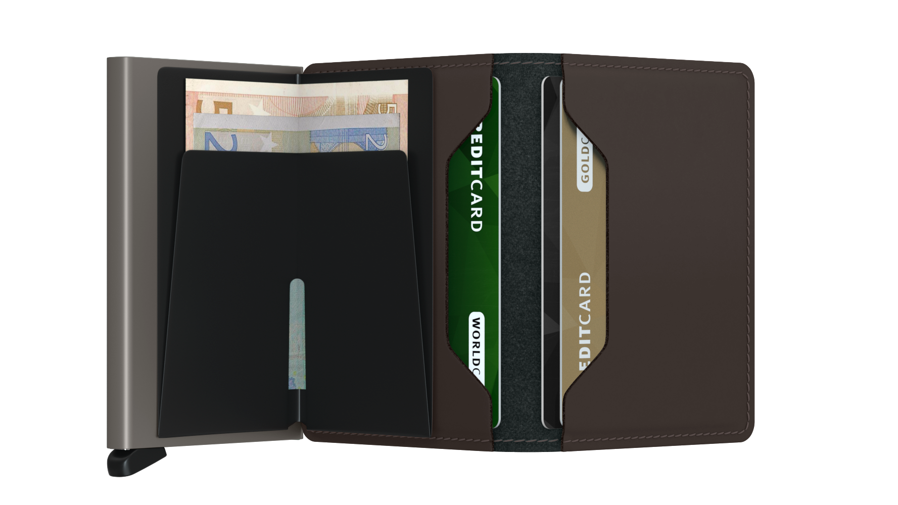 SECRID Slimwallet Matte - RFID Blocking Minimalist Wallet for Men & Women | Ultra-Thin & Durable | Perfect for Travel, Business & Everyday Use