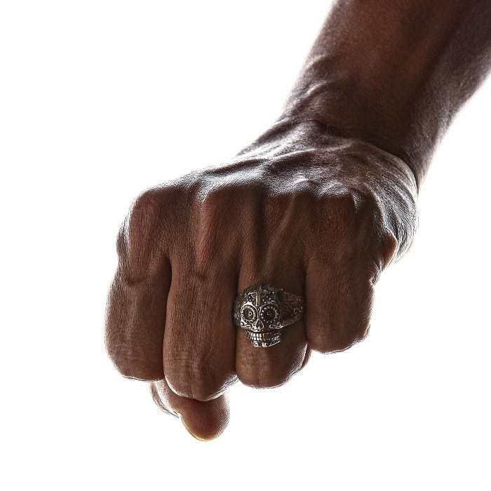 Sterling Silver Mexican Skull Ring for Women - Handmade Day of the Dead Jewelry - Perfect for Halloween, Gothic Fashion & Boho Style Accessories