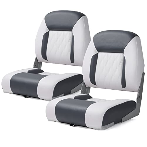 Low back 902A-White/Charcoal(2 seats)