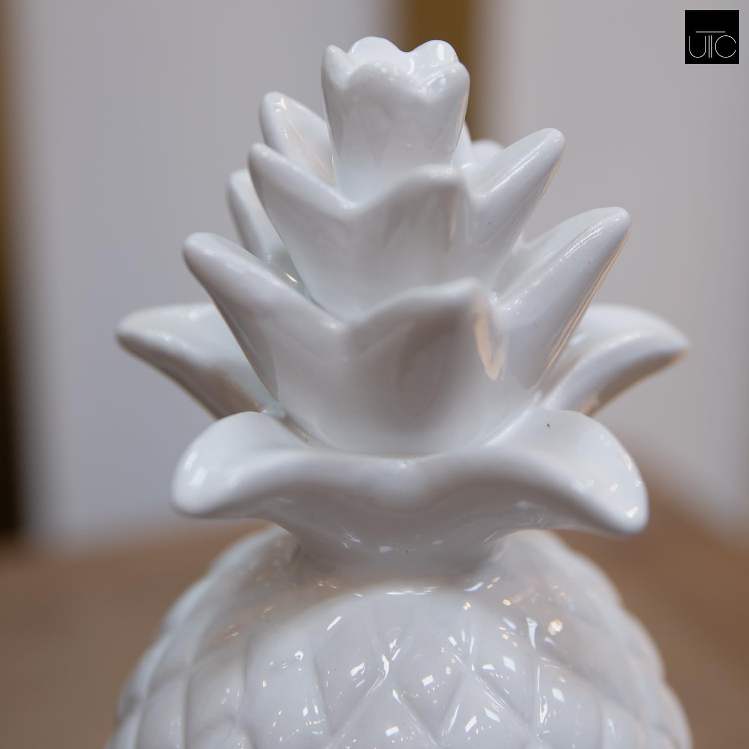 Handmade Ceramic Pineapple Figurine - 3.75