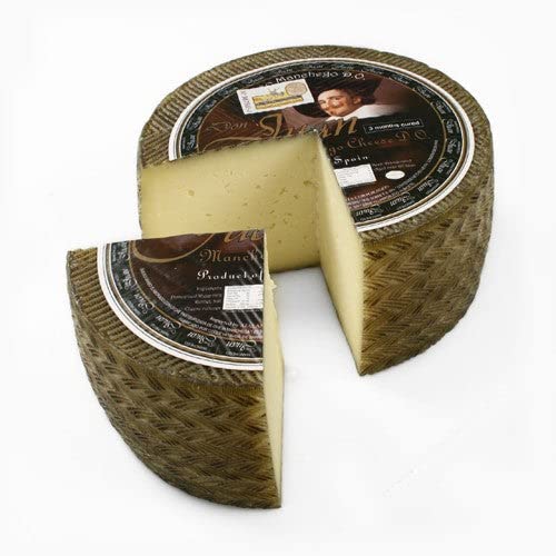 Premium Spanish Cheese Tasting Gift Box - Authentic Manchego, Mahon Reserva, Idiazabal & Murcia al Vino Cheeses from Spain - Includes Mini Toast Crackers & Cheese Knife - Perfect for Wine Pairing, Charcuterie Boards & Gourmet Gifts