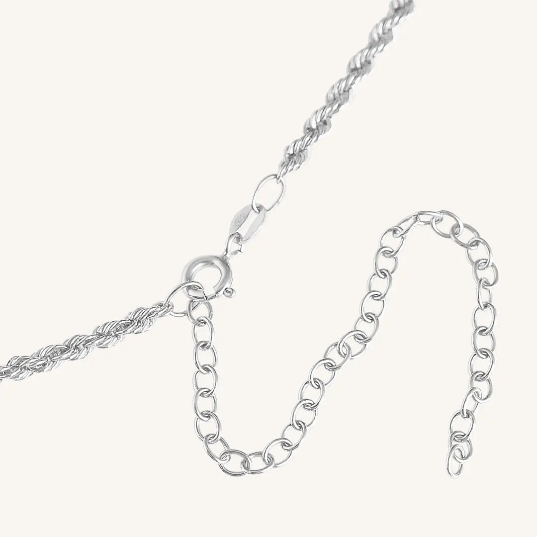Premium Stainless Steel Rope Chain Necklace for Men & Women - Durable & Stylish Jewelry for Everyday Wear, Gifts & Special Occasions