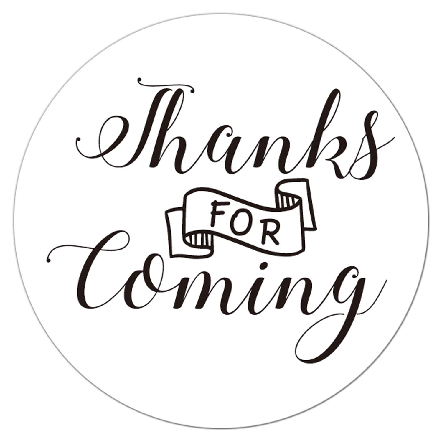 Thank You Stickers for Wedding, Baby Shower & Birthday Party - 2 Inch Round Thank You Sticker Labels (50 Pack) - Perfect for Party Favors, Gift Tags & Event Decorations