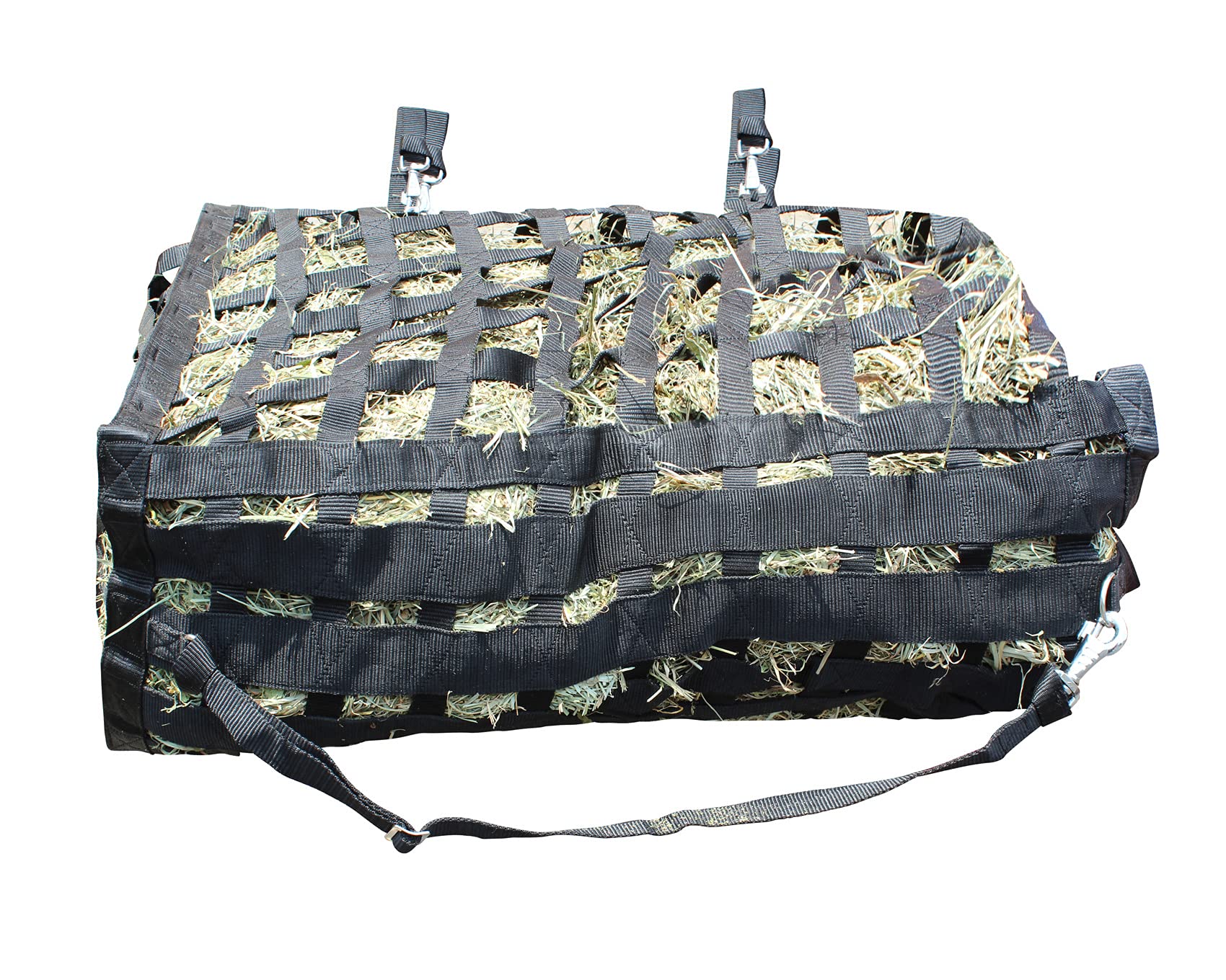 Large Supreme Slow Feeder Horse Hay Bag - Heavy Duty Bottom for Durability - 1 Year Warranty - Perfect for Stables, Barns & Pastures