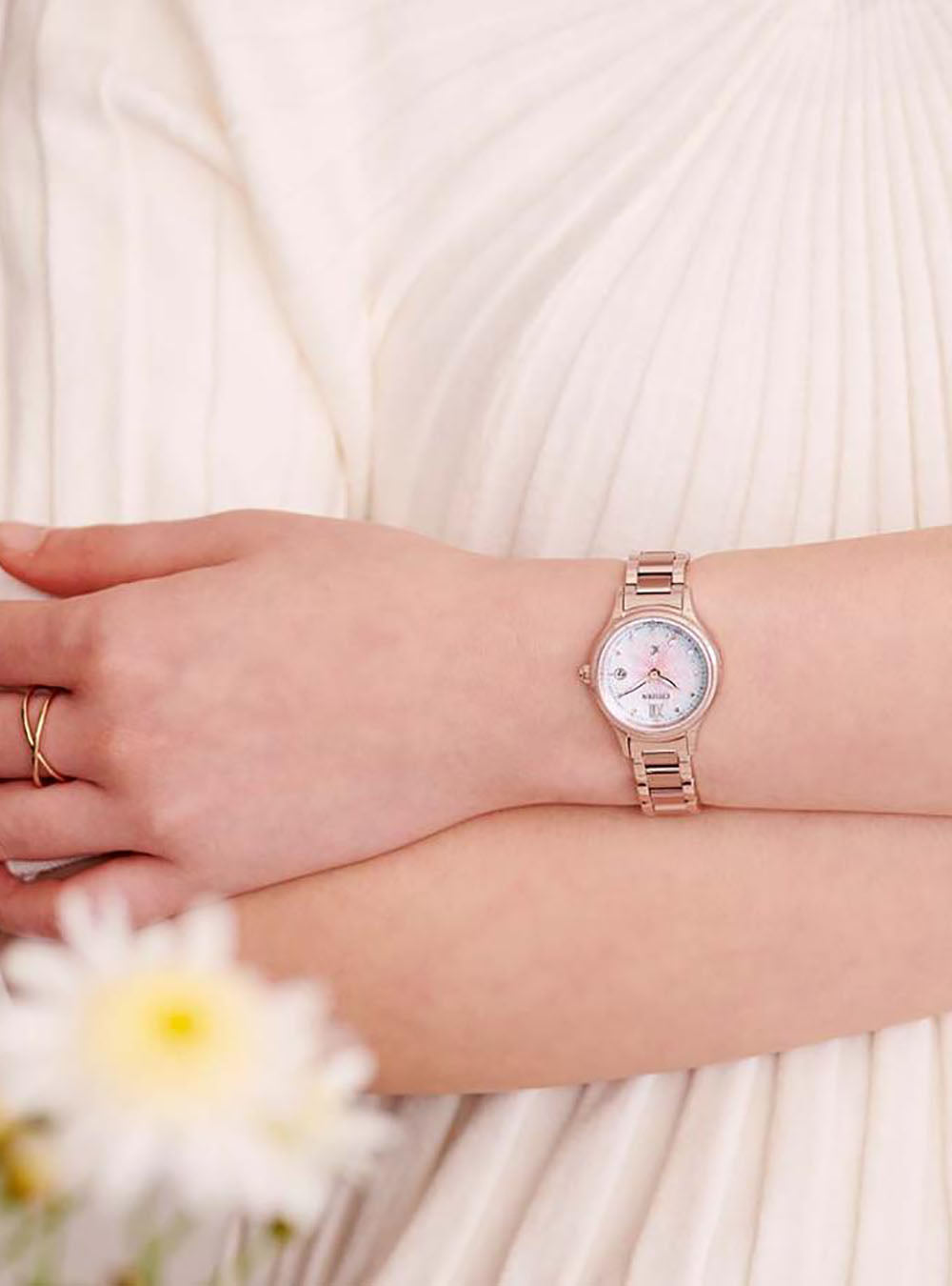 CITIZEN XC Hikari Collection Sakura Limited Edition ES9497-88X Ladies Watch - Japanese Made JDM - Perfect for Women's Fashion & Special Occasions