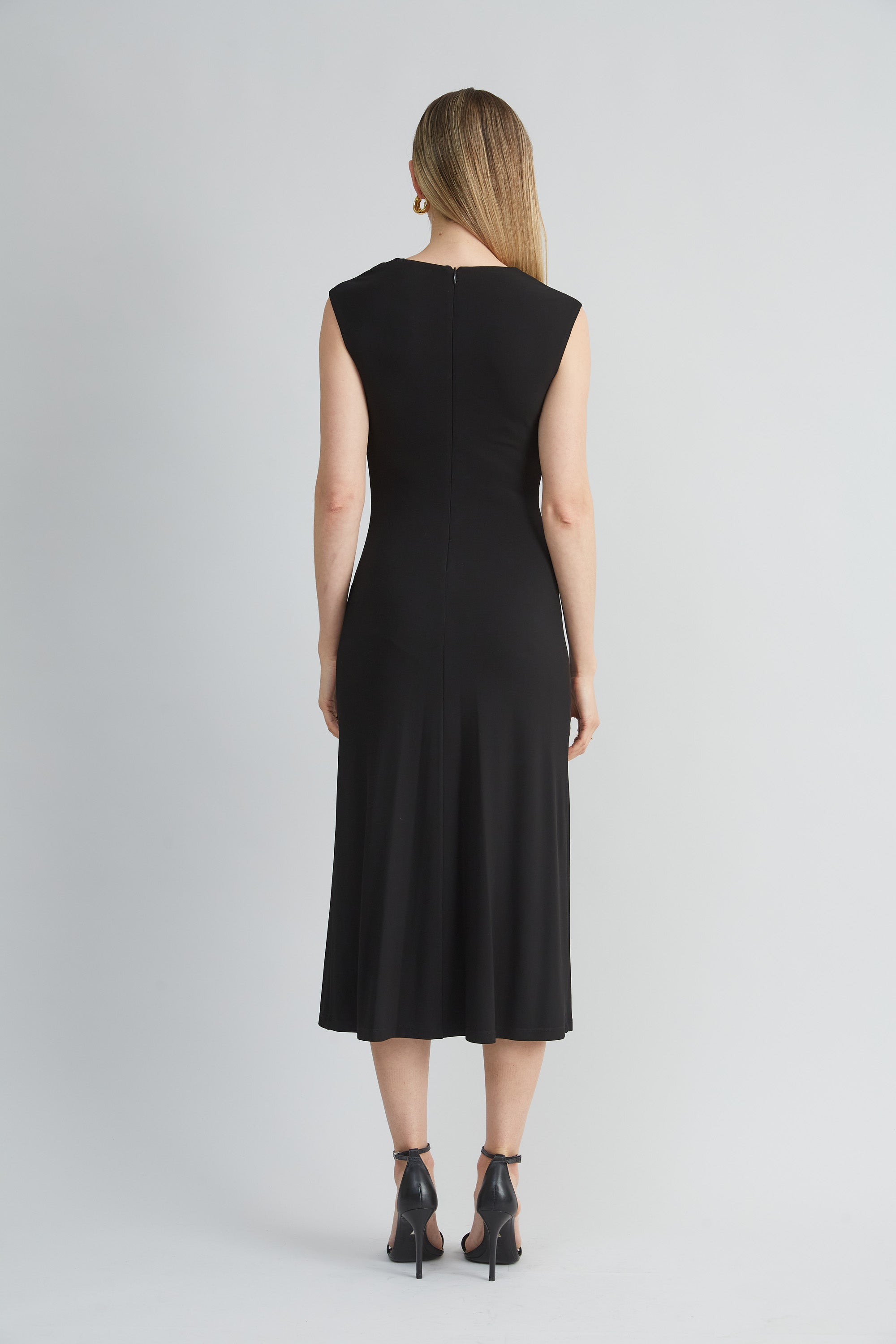 Soft Matte Jersey Dress for Women - Comfortable Stretchy Casual Wear for Everyday Outfits, Office, and Weekend Brunch