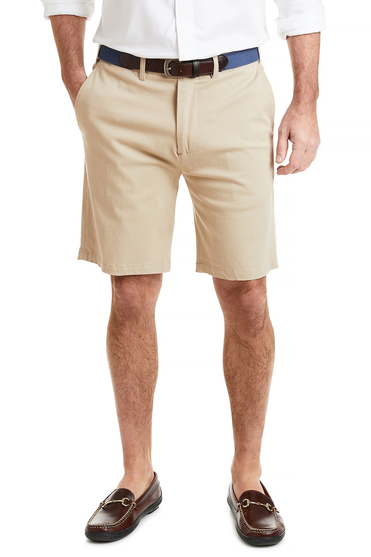 Cisco Short Stretch Twill Khaki Pants - Comfortable Men's Casual Trousers for Office & Travel | Durable & Stylish Workwear